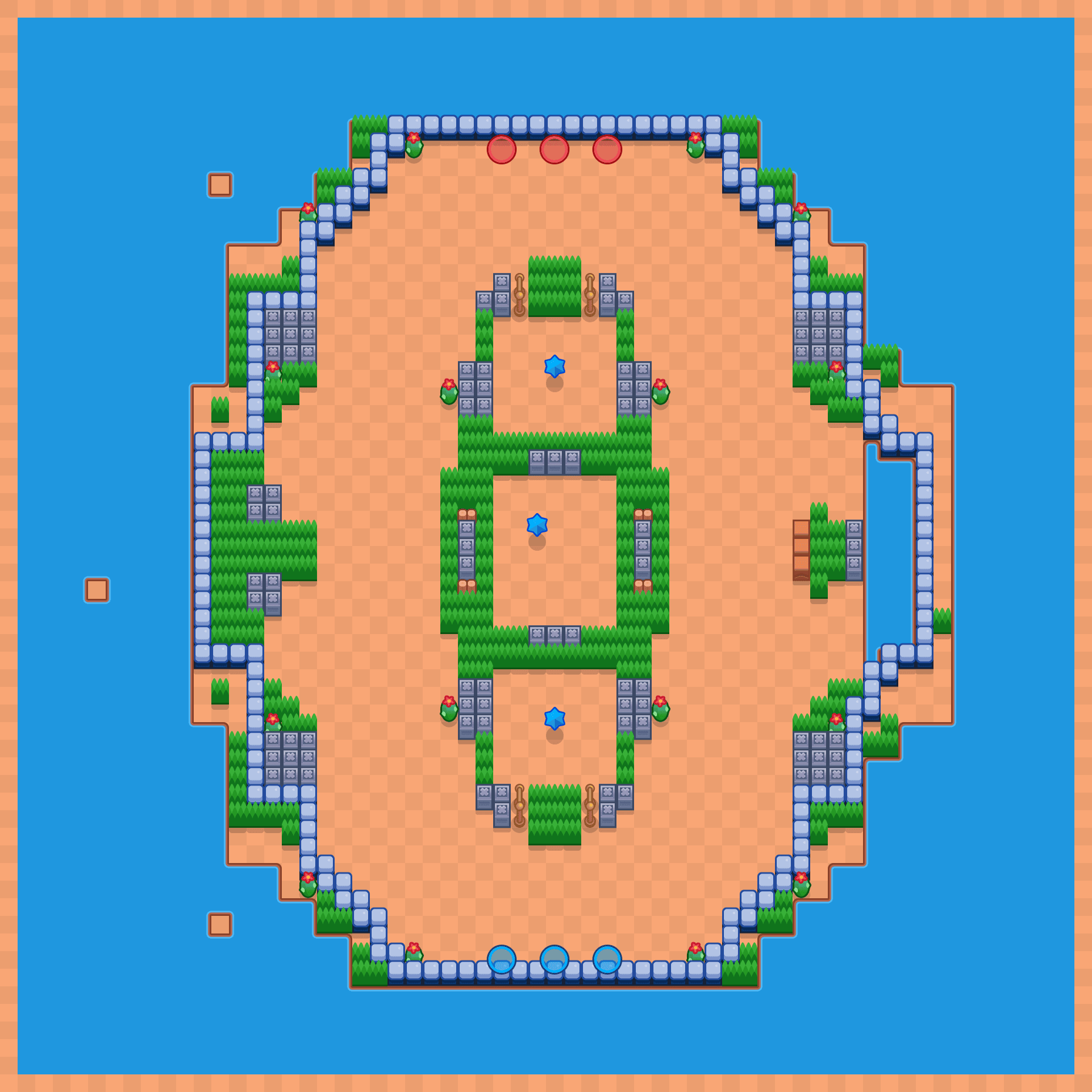 Arena chwały Brawl Stars map