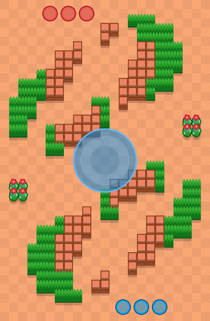 Krok w tył Brawl Stars map