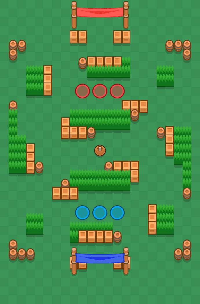 Piłka plażowa Brawl Stars map
