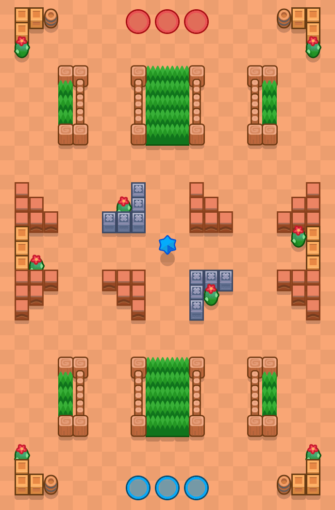 Belle's Rock Brawl Stars map