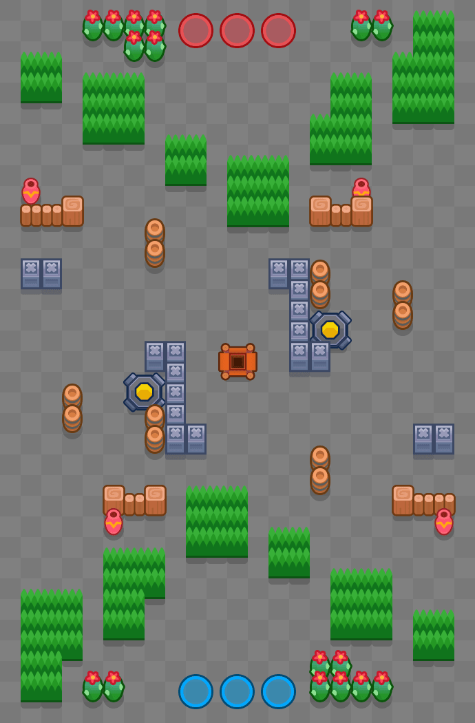 Bottom Two Brawl Stars map