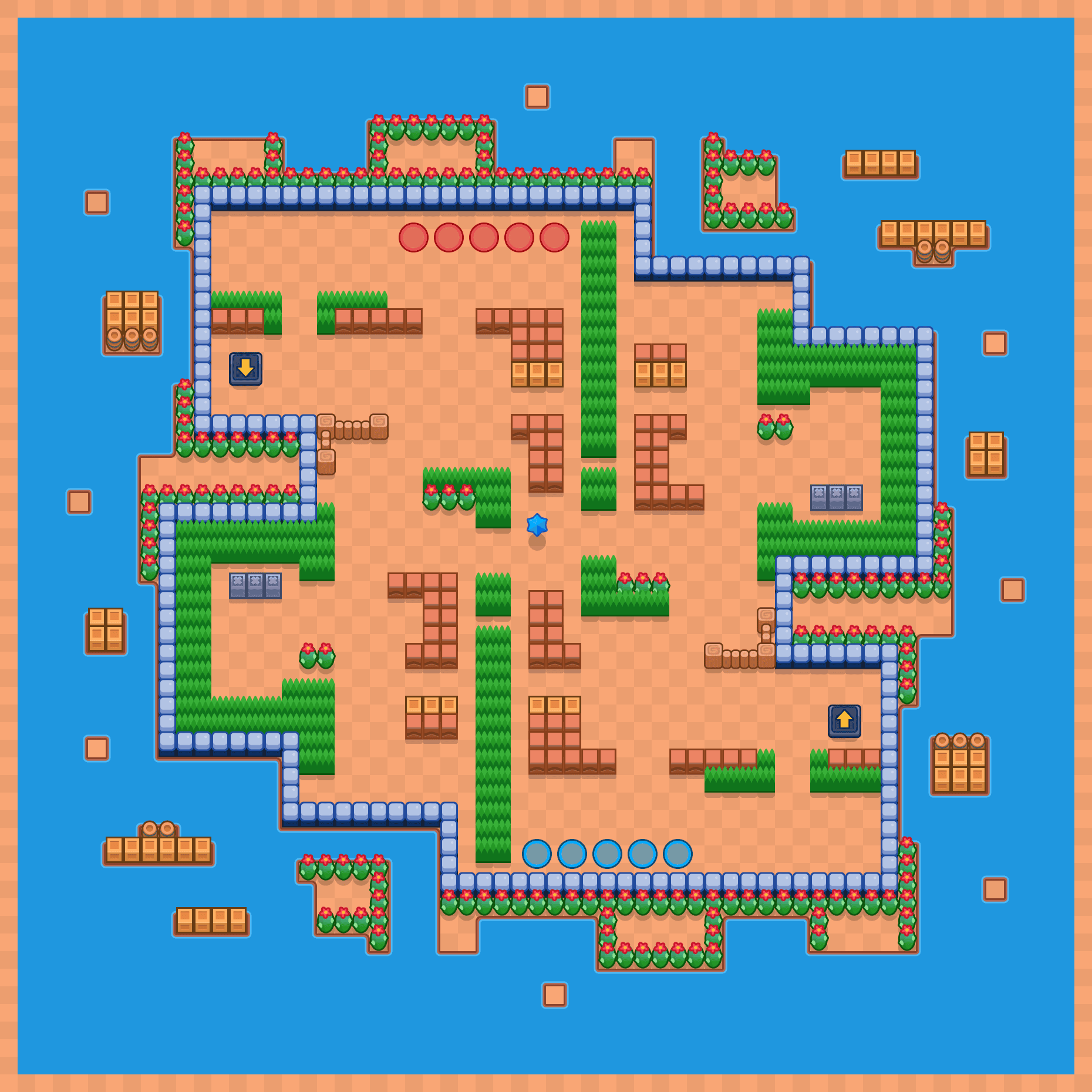Brawlerverse Brawl Stars map