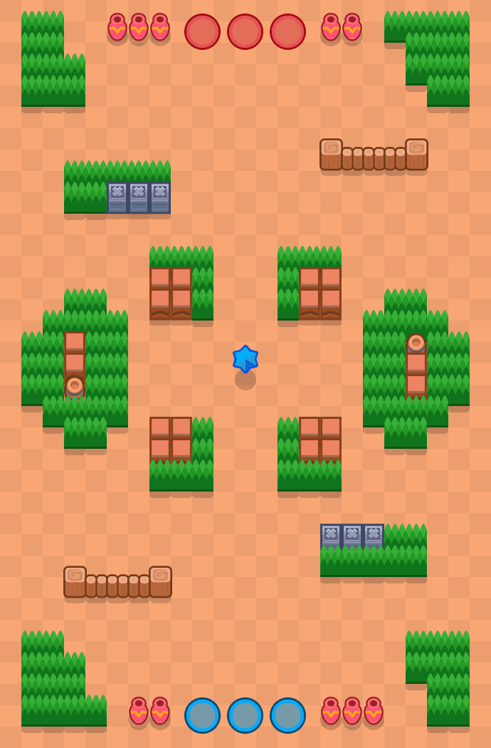Crystal Clearing Brawl Stars map