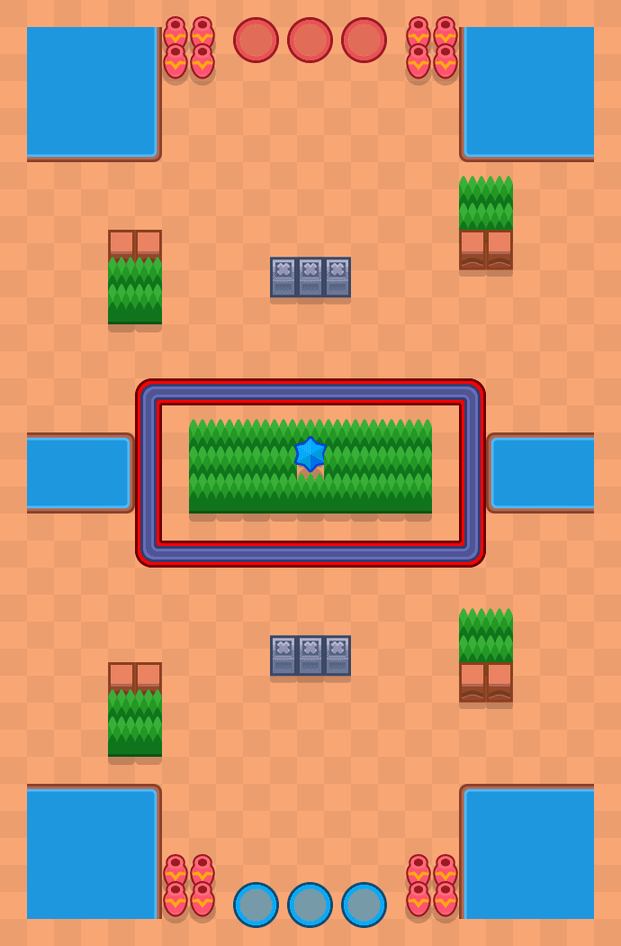 Głęboka woda Brawl Stars map