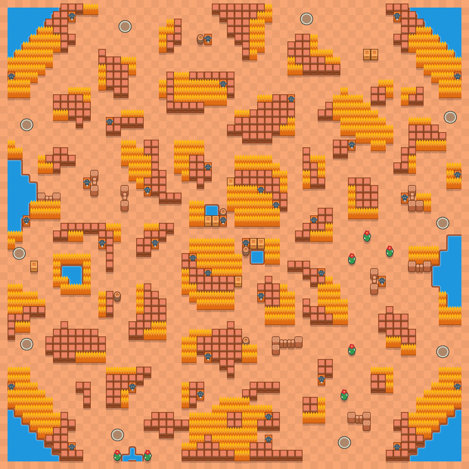 Obłędne bloki Brawl Stars map