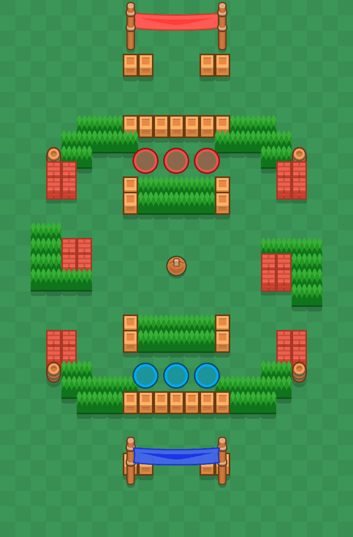 Field Goal Brawl Stars map