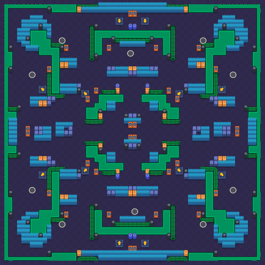 Powietrzne fantazje Brawl Stars map