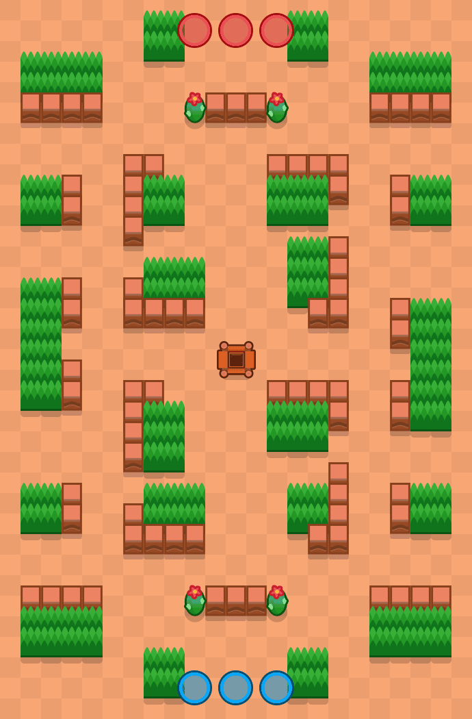 Four Squared Brawl Stars map