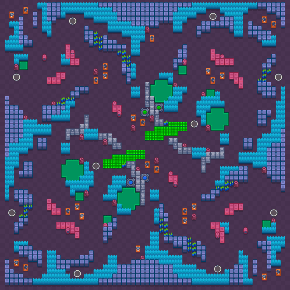 Osiedle strzeżone Brawl Stars map