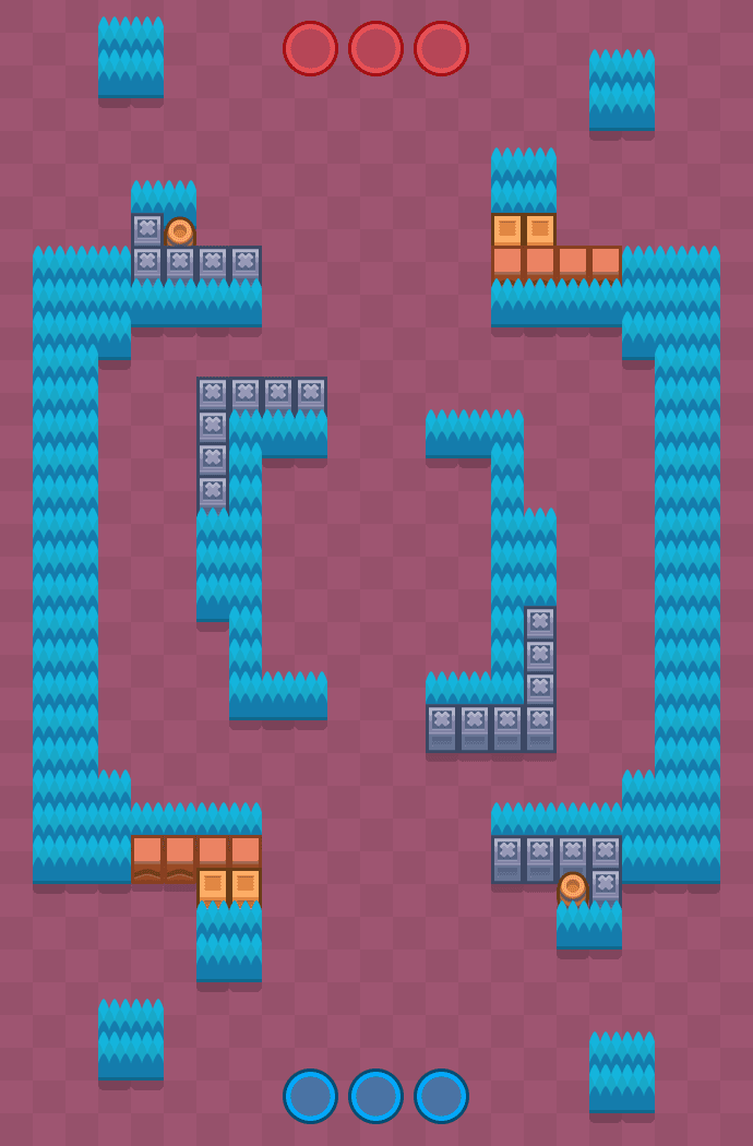 Gem Fort Brawl Stars map