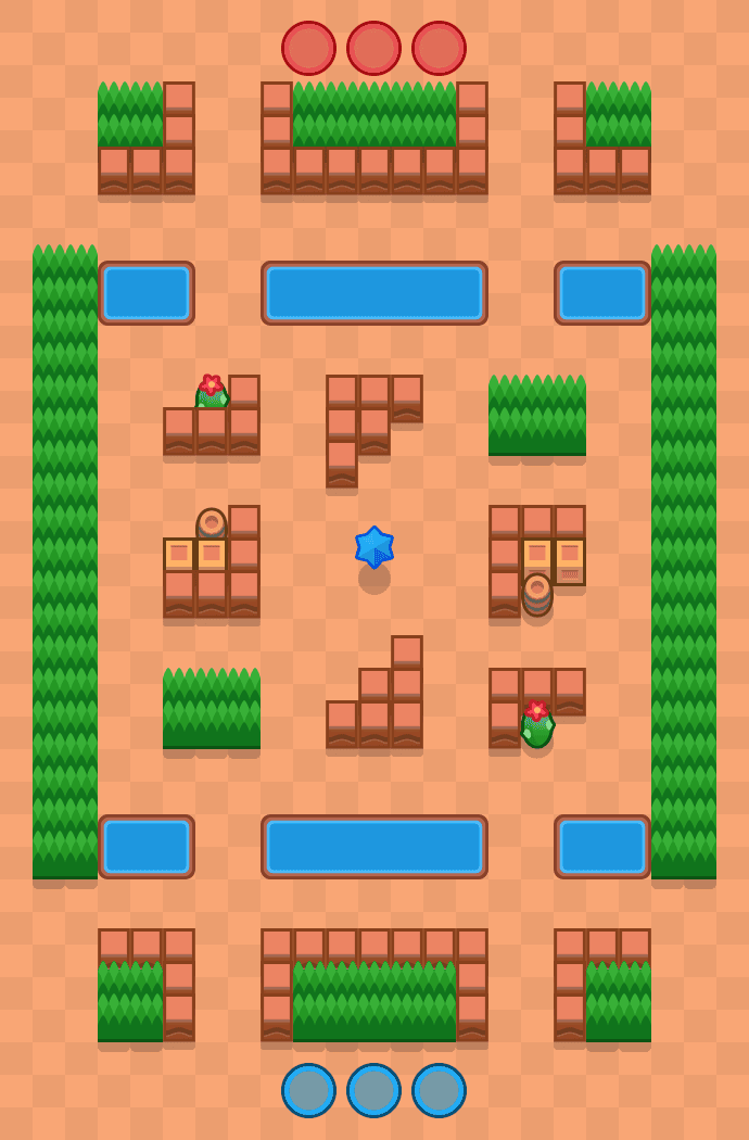 Goldarm Gulch Brawl Stars map