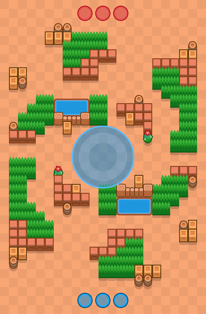 Altın Saldırı Brawl Stars map
