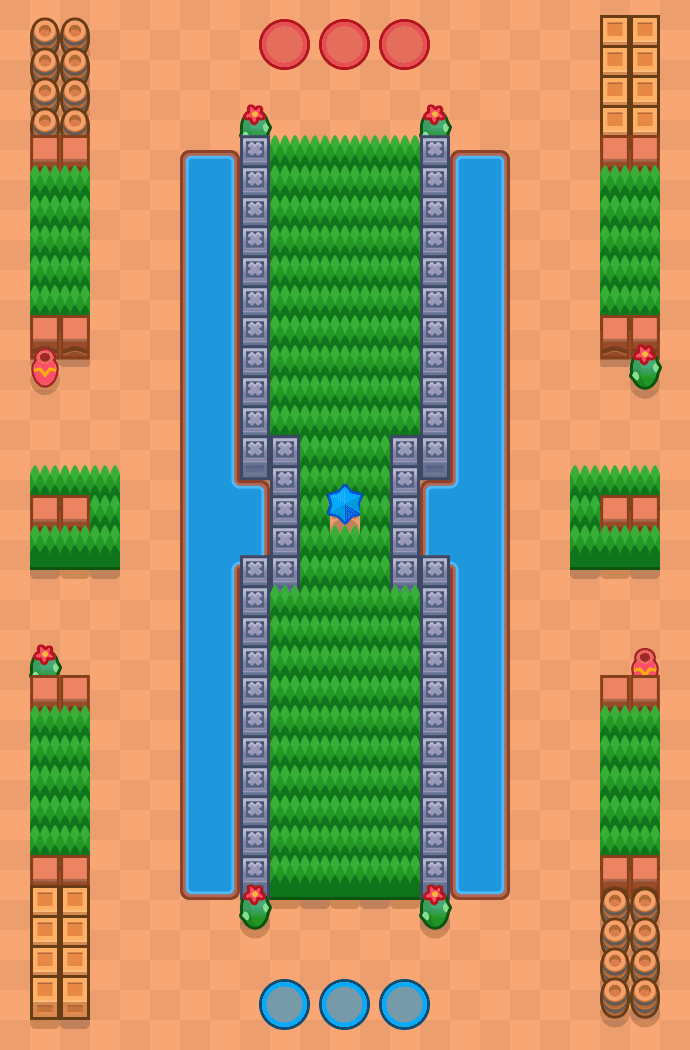 Sert Şerit Brawl Stars map