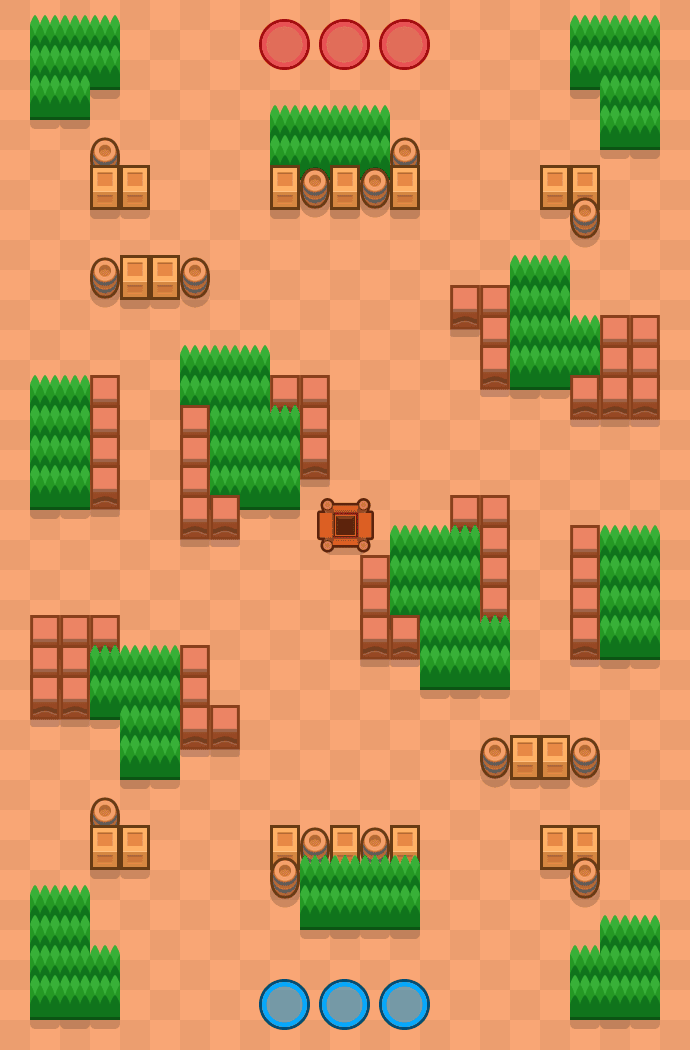 Mroźne święta Brawl Stars map