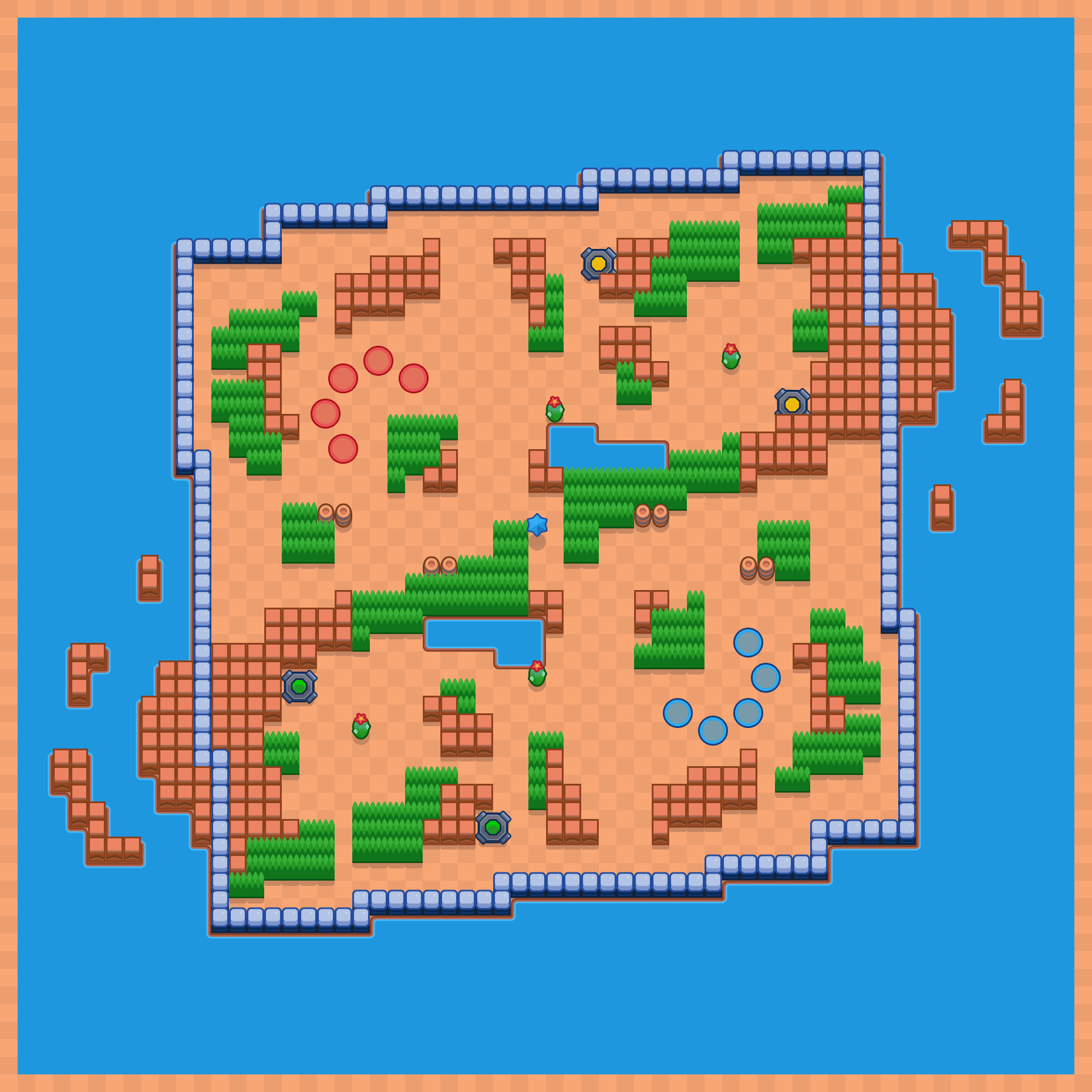 Journey of a Thousand Steps Brawl Stars map