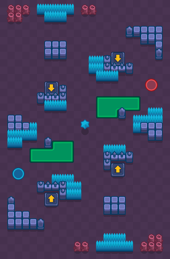 Jumpscare Lair Brawl Stars map