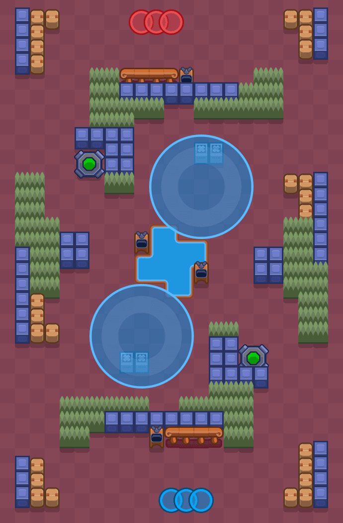 Bieg donikąd Brawl Stars map