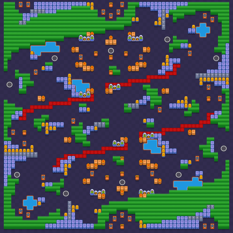 Krokiet Brawl Stars map