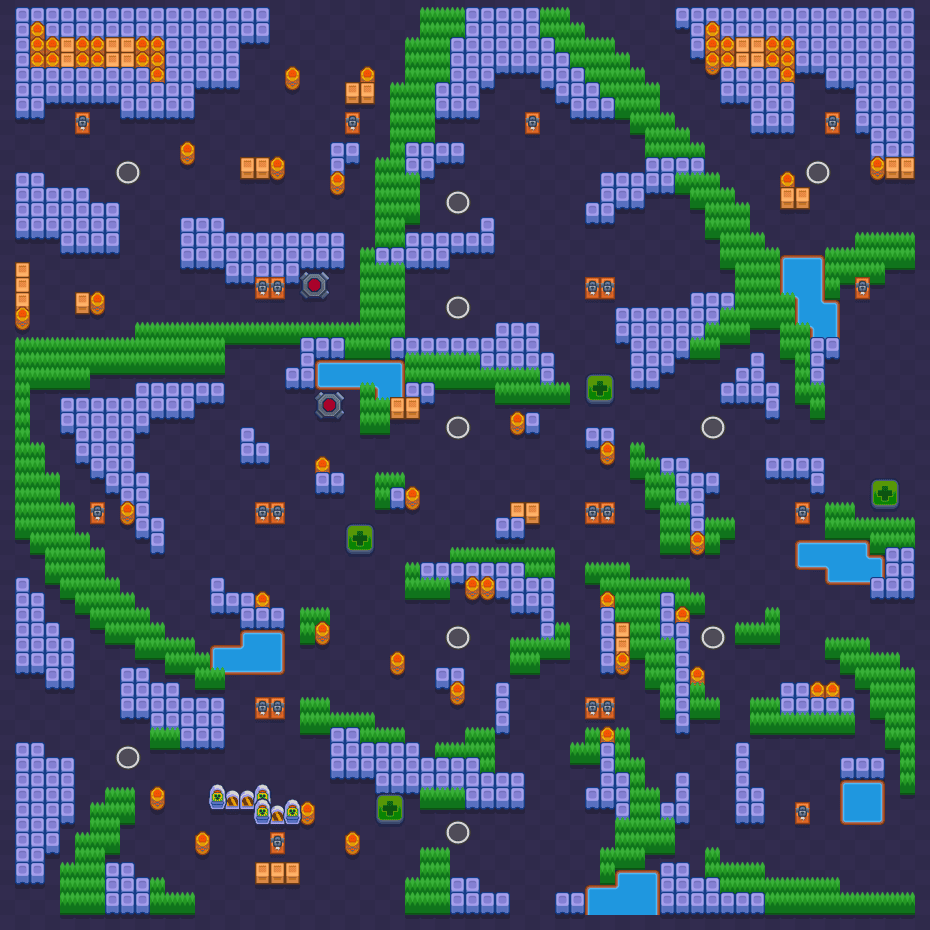 Lotus Brawl Stars map