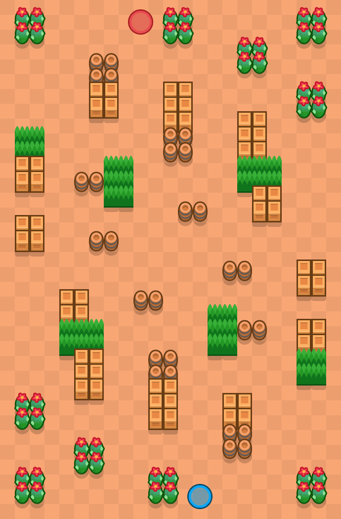 Labirynt małp Brawl Stars map