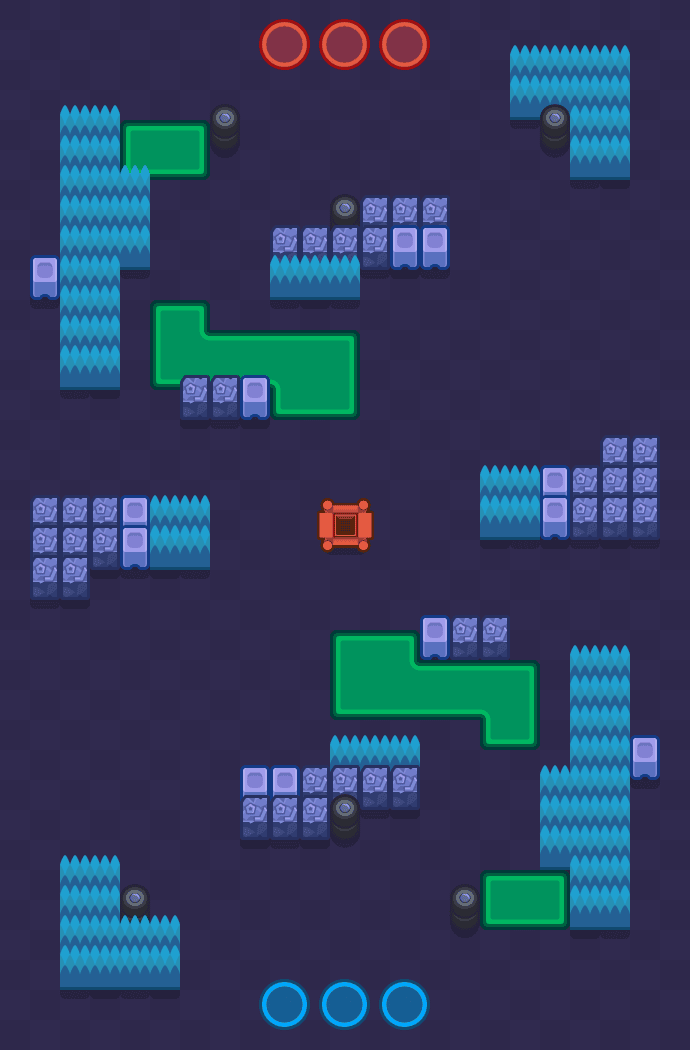 Otwarta przestrzeń Brawl Stars map
