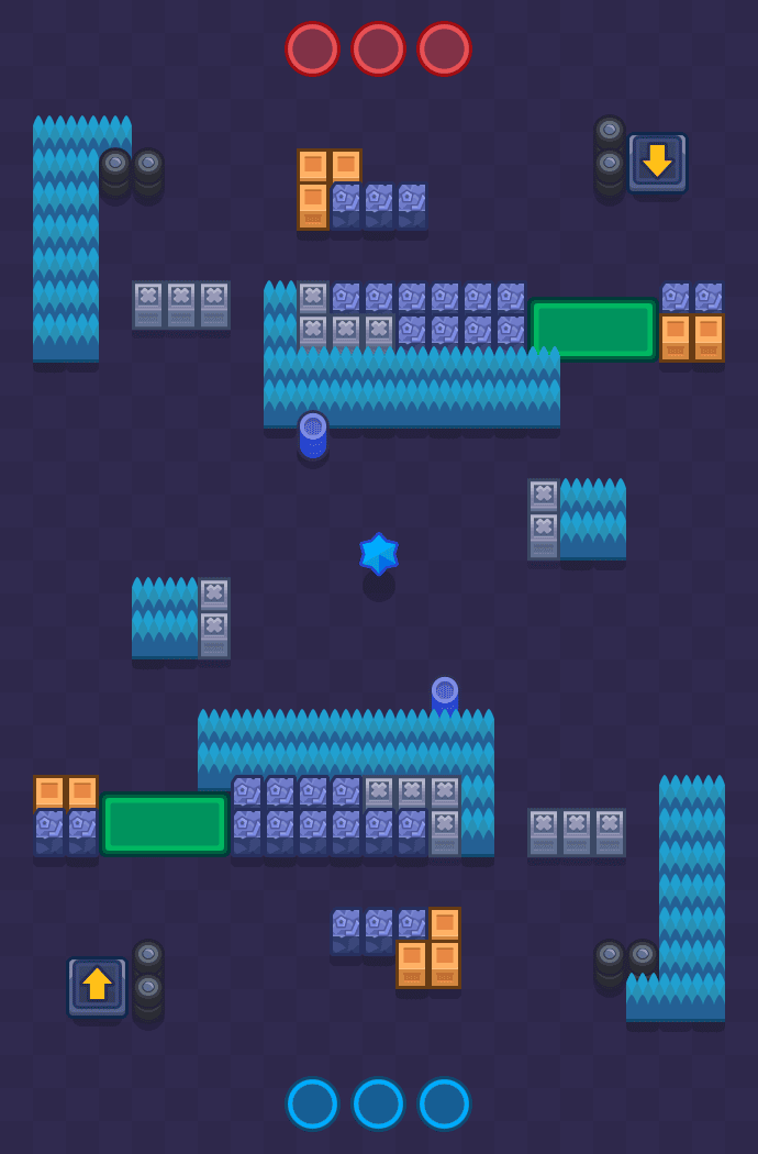 Out in the Open Brawl Stars map