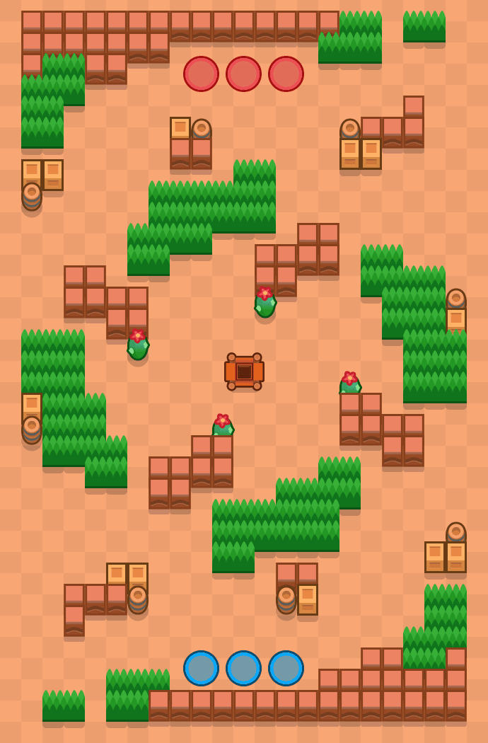 Ananas Plaza Brawl Stars map