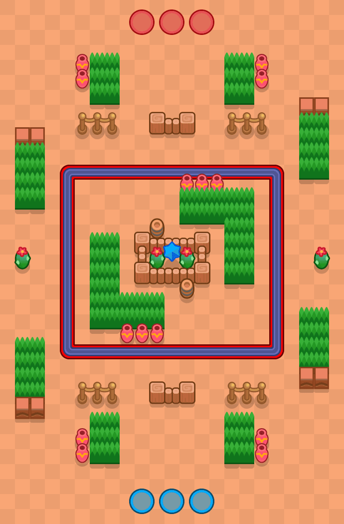 Przyszpileni Brawl Stars map