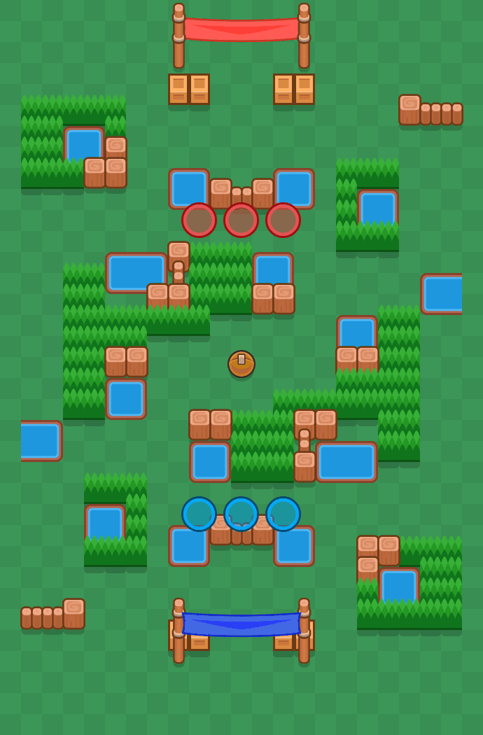 Plusk w kałużę Brawl Stars map