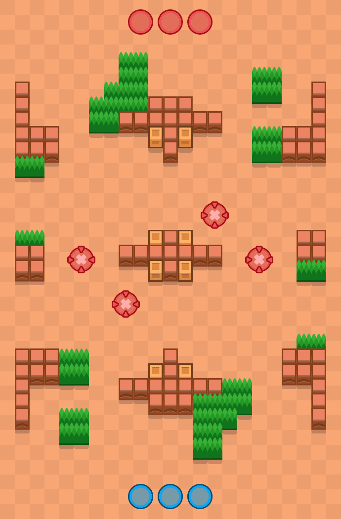 Kwadranty Brawl Stars map