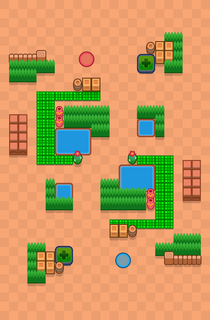 Znajdź i zniszcz Brawl Stars map
