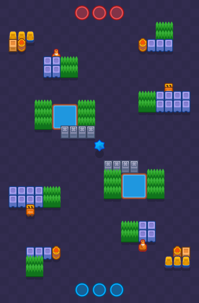 Shooting Star Brawl Stars map