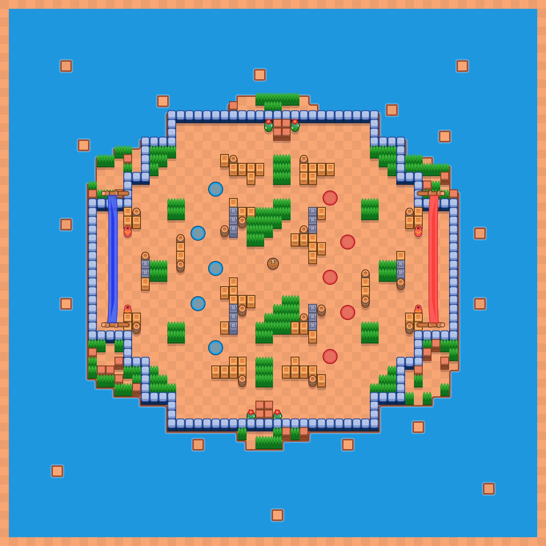Siberian Stand Off Brawl Stars map
