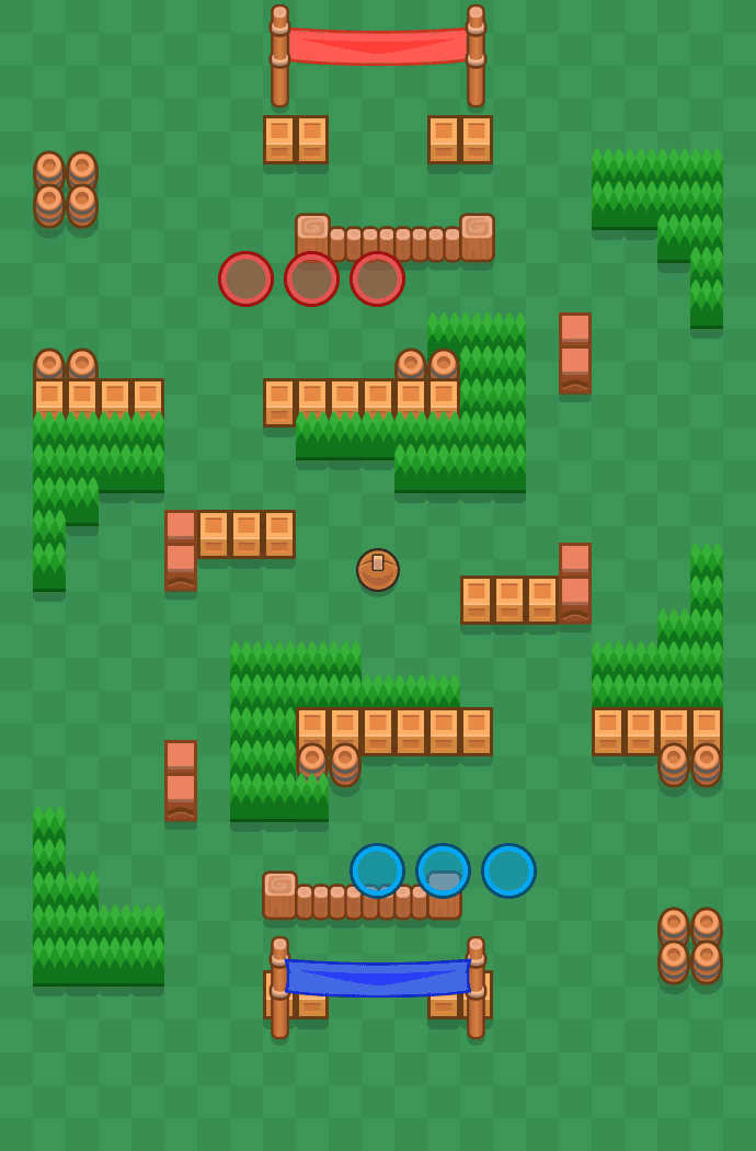 Yan Yollar Brawl Stars map