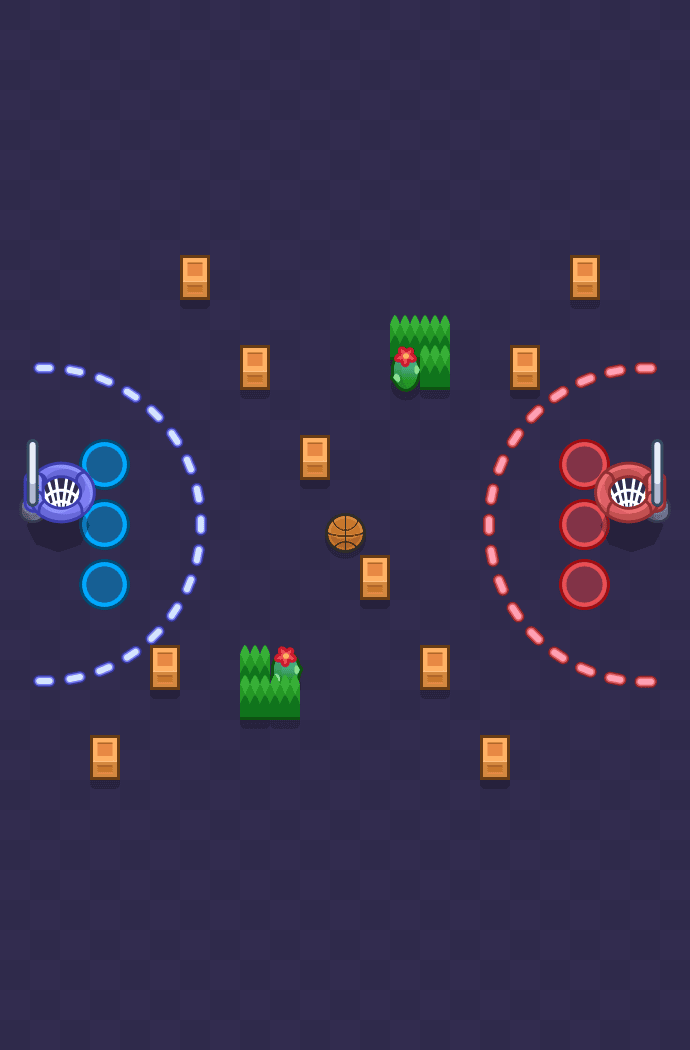 Slam Dunk Brawl Stars map