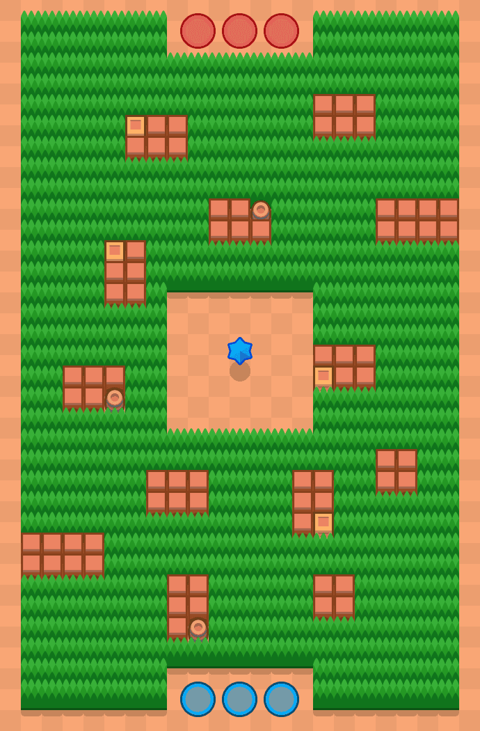 Snake Prairie Brawl Stars map