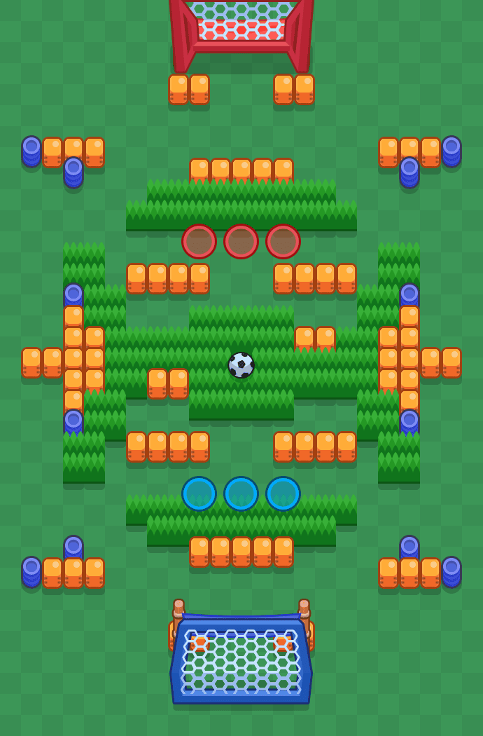Zdradliwe pola Brawl Stars map