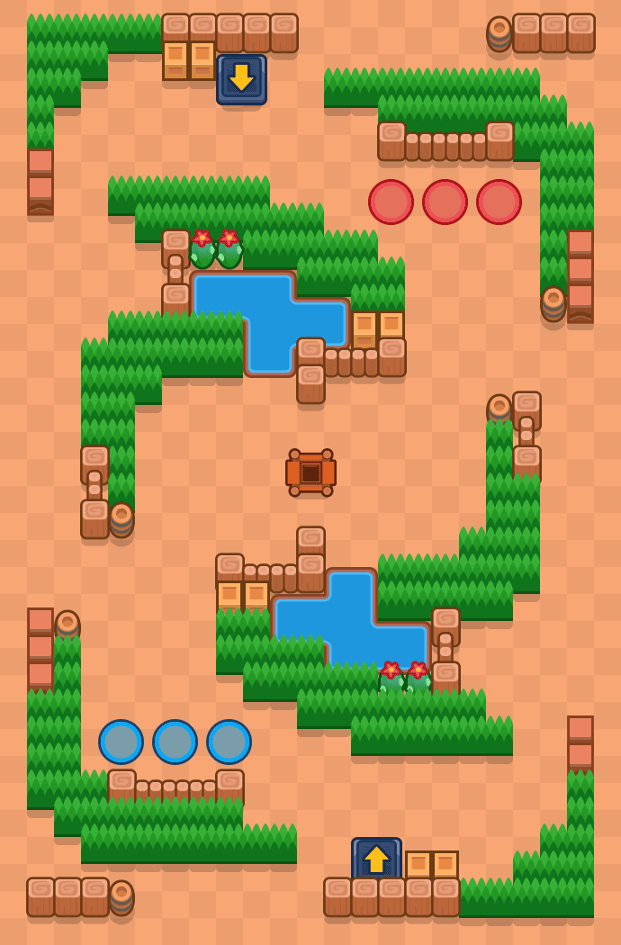 Stardust Storm Brawl Stars map