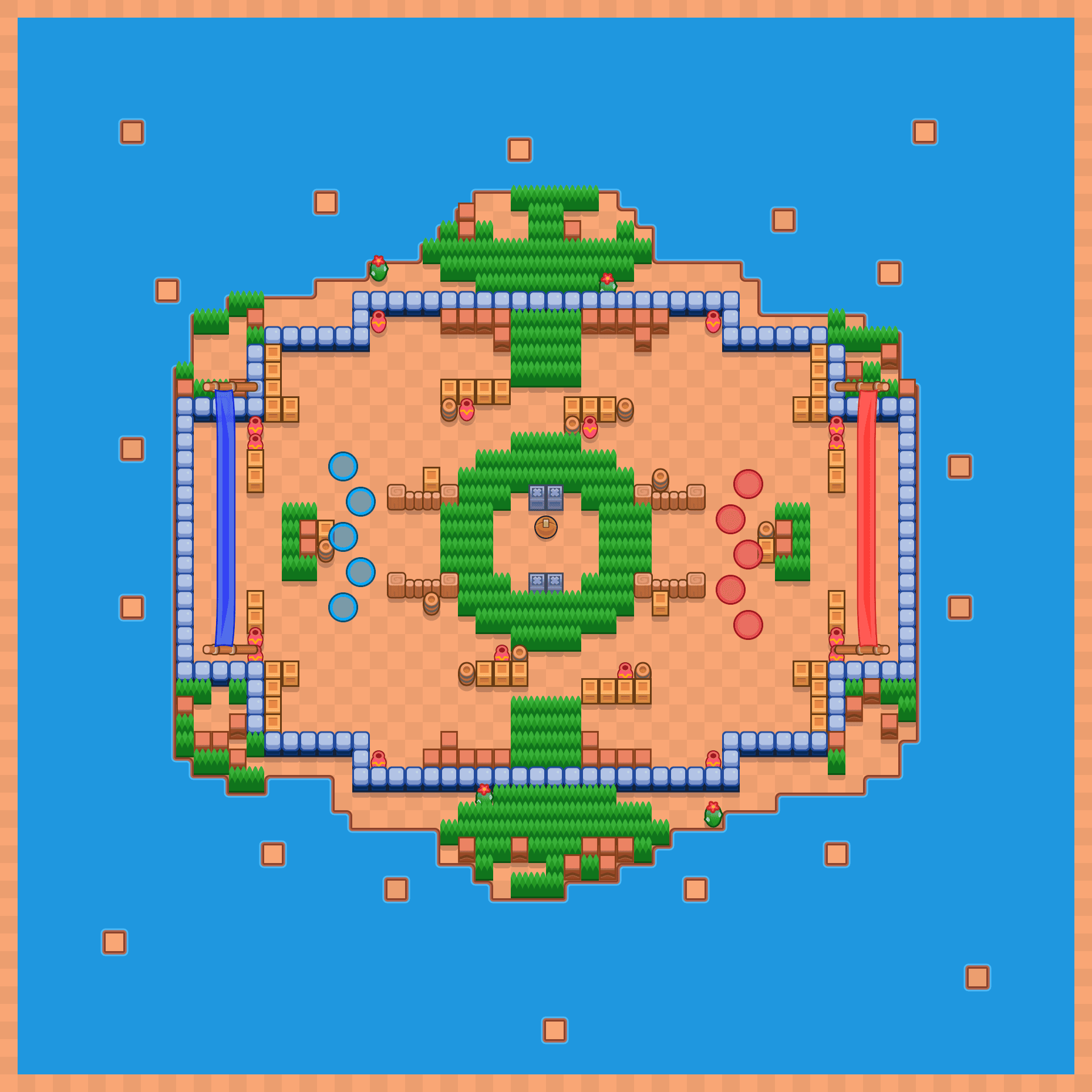 Stockpile Stadium Brawl Stars map