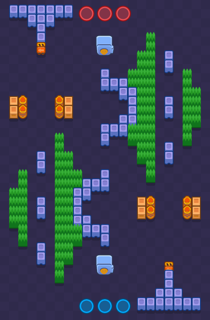 Metro Yarışçıları Brawl Stars map