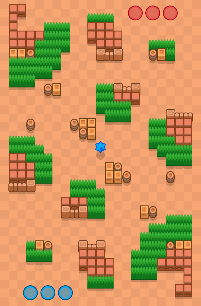 Gün Batımı Dövüşü Brawl Stars map