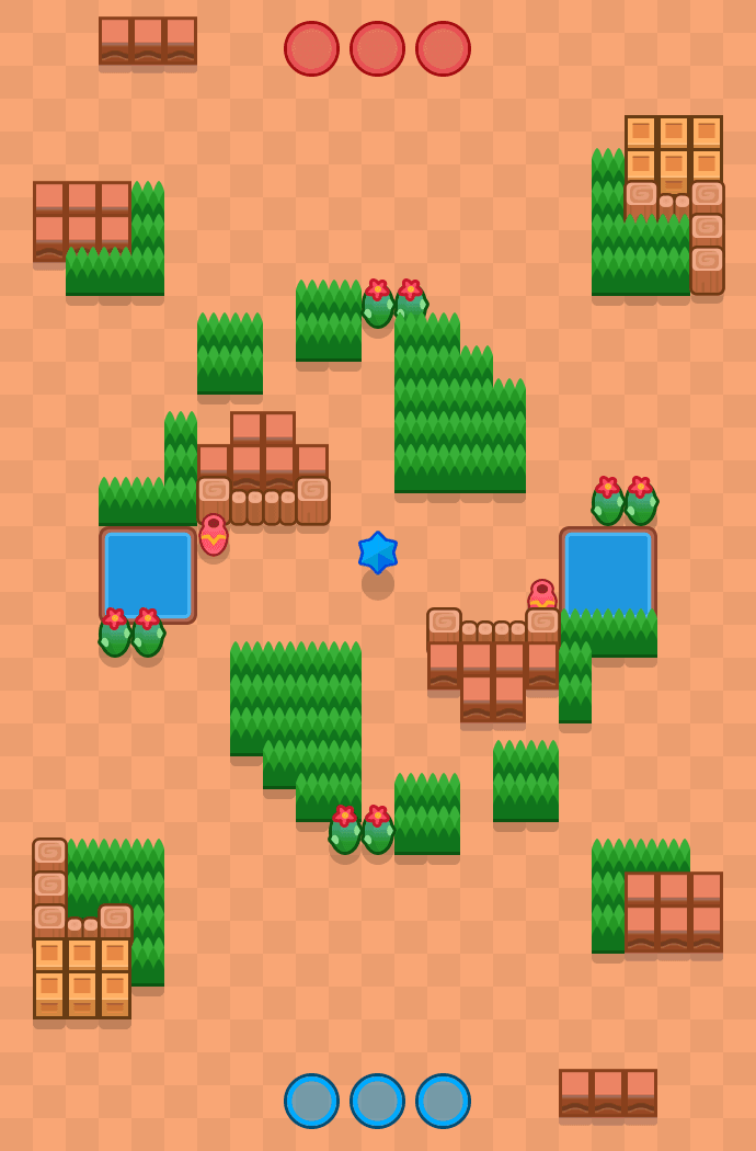 Tasty Berry Brawl Stars map