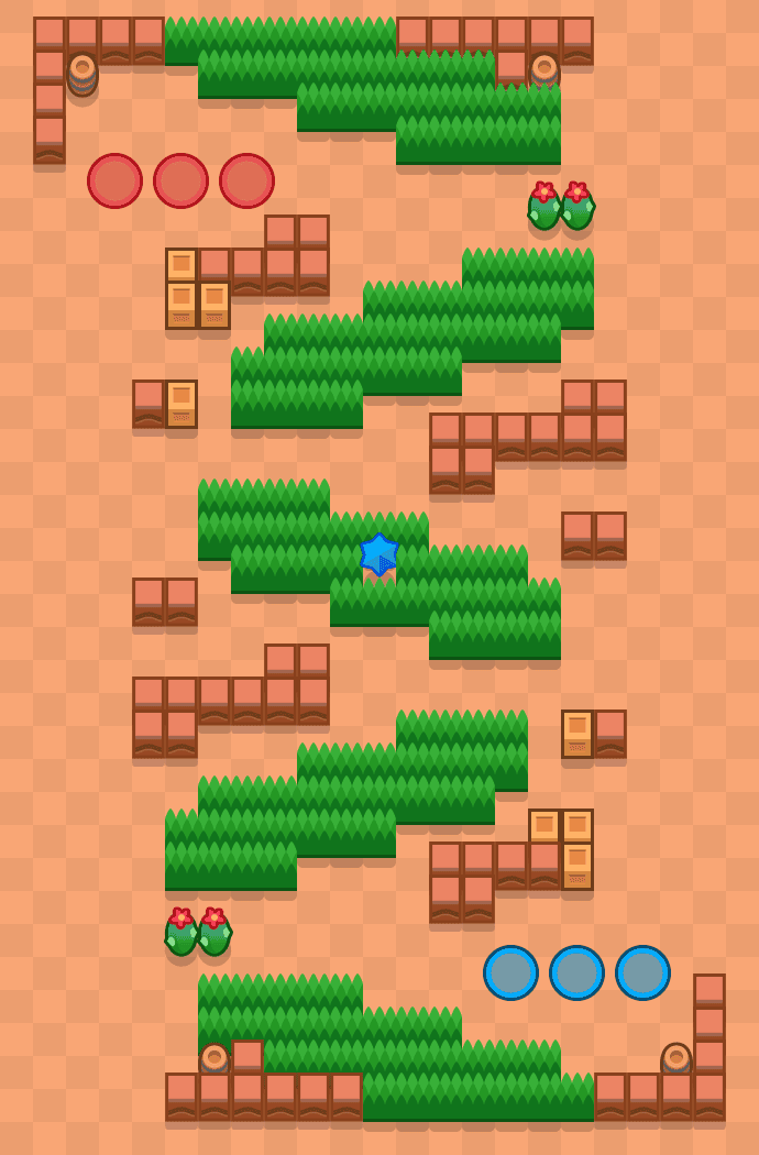 Mroczne przejście Brawl Stars map