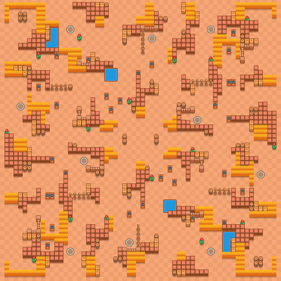 Gazi Vadisi Brawl Stars map