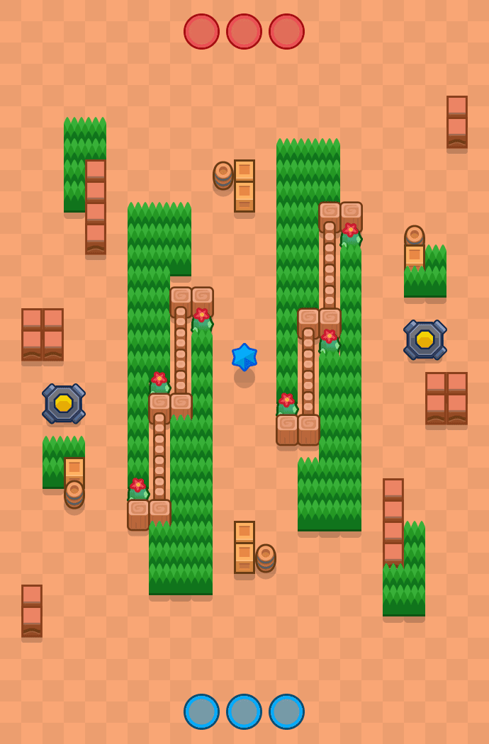 Wanddeckung Brawl Stars map