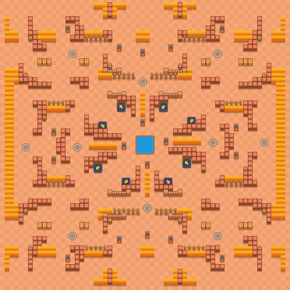 Wola Ognika Brawl Stars map