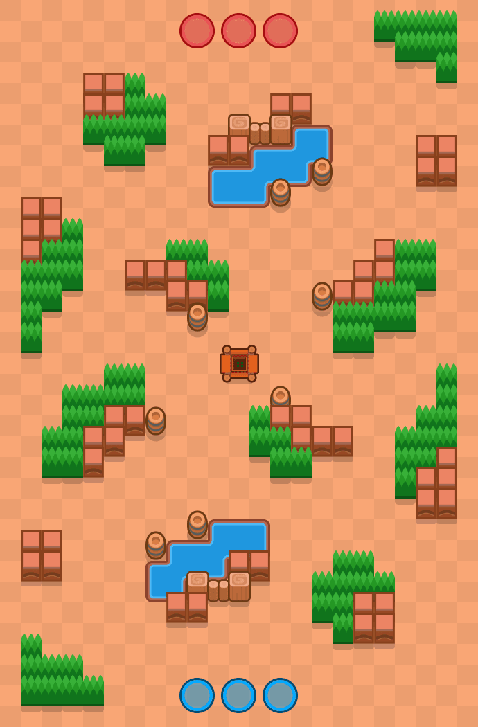 Terävä kulma Brawl Stars map