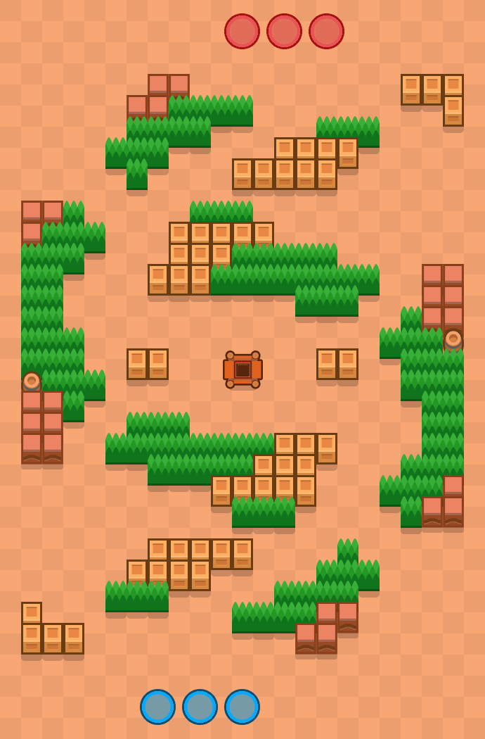 Askeleen edellä Brawl Stars map