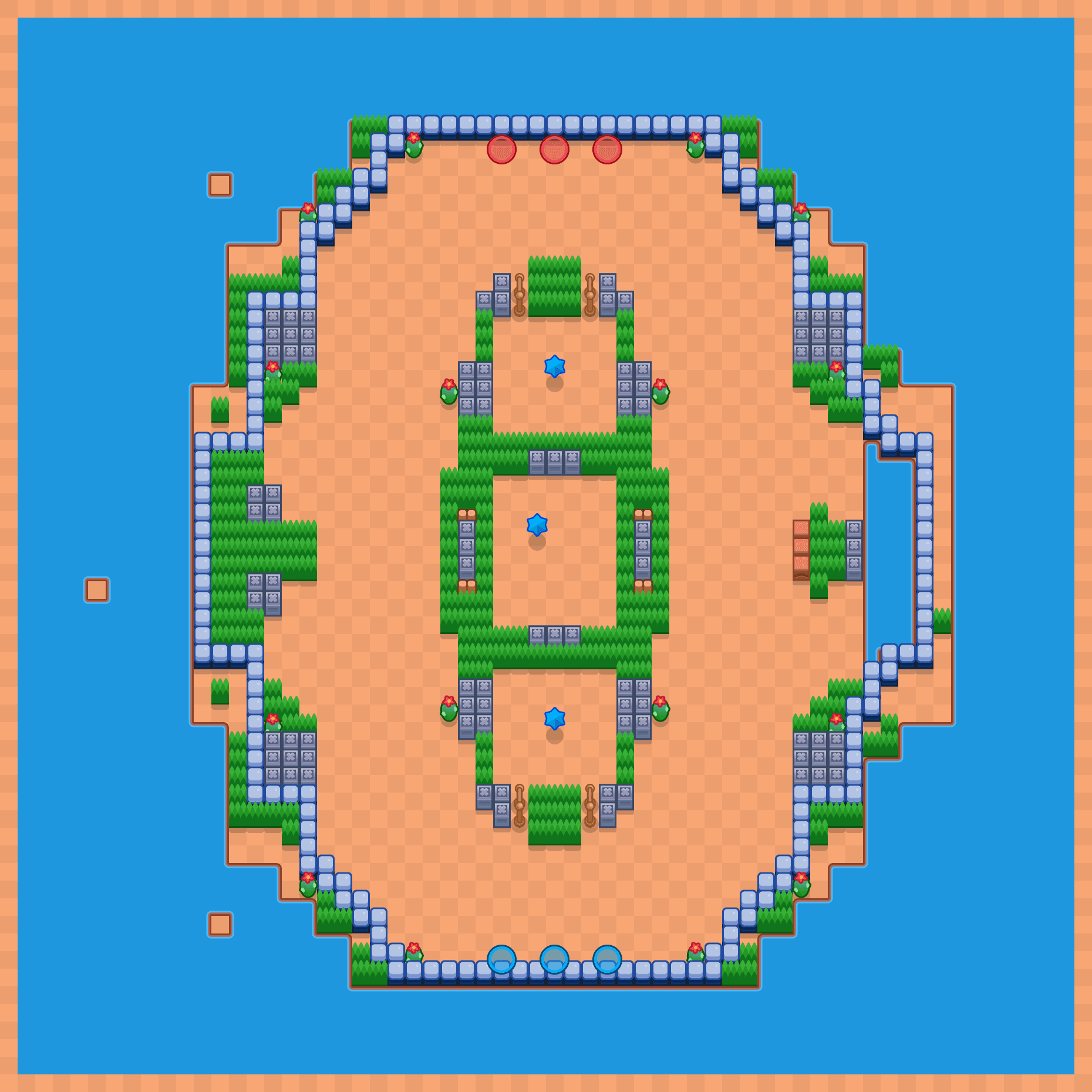 Arena of Glory Brawl Stars map