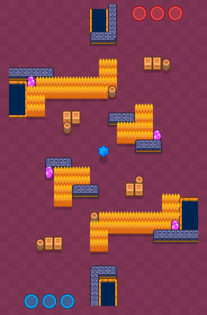 Kaksoisvirta Brawl Stars map